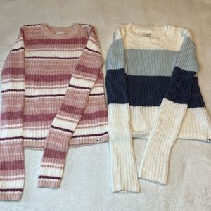 Abercrombie Kids Buttery Soft Striped Sweaters 9/10